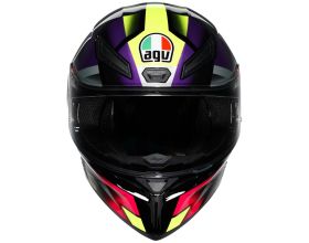 ΚΡΑΝΟΣ ΜΗΧΑΝΗΣ AGV - K1 S E2206 Fastlap black/pink/purple - 