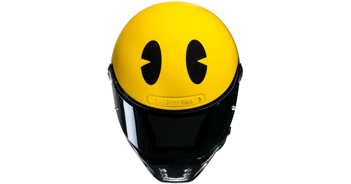 Κράνος HJC V10 PacMan Bandai Namco MC3 | MotoExpert