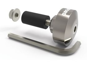 Oxford αντίβαρα αλουμινίου BarEnds 1 OX589 silver Oxford αντίβαρα αλουμινίου BarEnds 1 OX589 silver