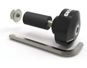 Oxford αντίβαρα αλουμινίου BarEnds 1 OX593 black Oxford αντίβαρα αλουμινίου BarEnds 1 OX593 black