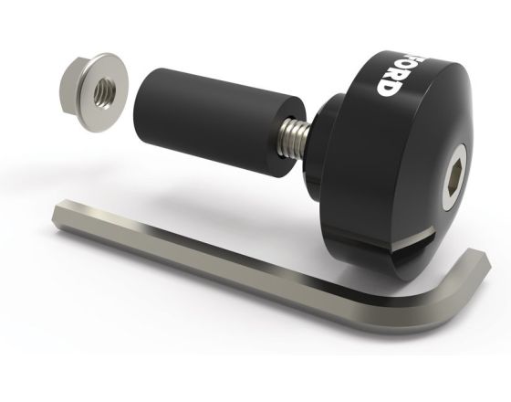 Oxford αντίβαρα αλουμινίου BarEnds 1 OX593 black