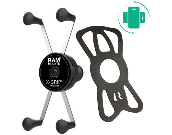 ΒΑΣΗ ΚΙΝΗΤΟΥ RAM MOUNT® - Rotating X-Grip® universal πλάτη στήριξης περιστρεφόμενη ΒΑΣΗ ΚΙΝΗΤΟΥ RAM MOUNT® - Rotating X-Grip® universal πλάτη στήριξης περιστρεφόμενη