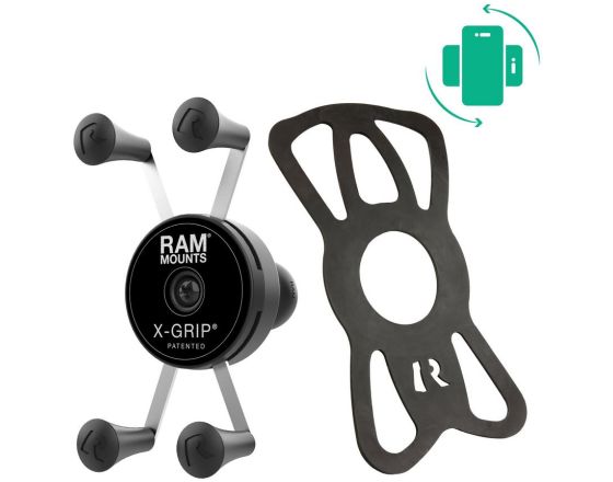 ΒΑΣΗ ΚΙΝΗΤΟΥ RAM MOUNT® - Rotating X-Grip® μικρή universal πλάτη στήριξης περιστρεφόμενη