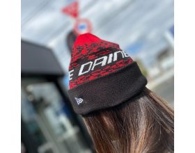 DAINESE σκουφάκι #B05 Demon Camo Cuff Beanie black/red -  DAINESE σκουφάκι #B05 Demon Camo Cuff Beanie black/red -