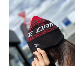 DAINESE σκουφάκι #B05 Demon Camo Cuff Beanie black/red -  DAINESE σκουφάκι #B05 Demon Camo Cuff Beanie black/red -