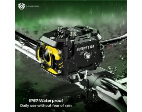 ΠΡΟΒΟΛΑΚΙΑ ΜΗΧΑΝΗΣ FUTURE EYES - LED F150 yellow/white - 60W - 