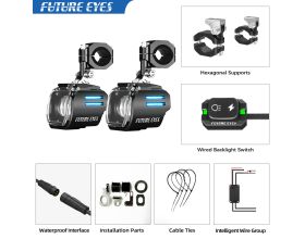 ΠΡΟΒΟΛΑΚΙΑ ΜΗΧΑΝΗΣ FUTURE EYES - LED Υψηλής Ισχύος UF1 Μπλε DRL – 60W -  ΠΡΟΒΟΛΑΚΙΑ ΜΗΧΑΝΗΣ FUTURE EYES - LED Υψηλής Ισχύος UF1 Μπλε DRL – 60W -