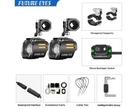 ΠΡΟΒΟΛΑΚΙΑ ΜΗΧΑΝΗΣ FUTURE EYES - LED Υψηλής Ισχύος UF1 Κίτρινο DRL – 60W -  ΠΡΟΒΟΛΑΚΙΑ ΜΗΧΑΝΗΣ FUTURE EYES - LED Υψηλής Ισχύος UF1 Κίτρινο DRL – 60W -