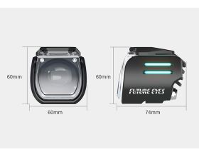 ΠΡΟΒΟΛΑΚΙΑ ΜΗΧΑΝΗΣ FUTURE EYES - LED Υψηλής Ισχύος UF1 Μπλε DRL – 60W -  ΠΡΟΒΟΛΑΚΙΑ ΜΗΧΑΝΗΣ FUTURE EYES - LED Υψηλής Ισχύος UF1 Μπλε DRL – 60W -