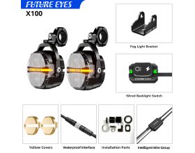 ΠΡΟΒΟΛΑΚΙΑ ΜΗΧΑΝΗΣ FUTURE EYES - LED Υπερ-Υψηλής Ισχύος X100 – 180W -  ΠΡΟΒΟΛΑΚΙΑ ΜΗΧΑΝΗΣ FUTURE EYES - LED Υπερ-Υψηλής Ισχύος X100 – 180W -