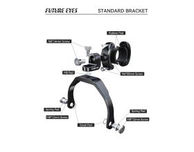 ΠΡΟΒΟΛΑΚΙΑ ΜΗΧΑΝΗΣ FUTURE EYES - LED Υπερ-Υψηλής Ισχύος X100 – 180W -  ΠΡΟΒΟΛΑΚΙΑ ΜΗΧΑΝΗΣ FUTURE EYES - LED Υπερ-Υψηλής Ισχύος X100 – 180W -