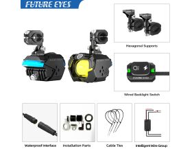 ΠΡΟΒΟΛΑΚΙΑ ΜΗΧΑΝΗΣ FUTURE EYES - LED Υψηλής Ισχύος F30P Κόκκινο DRL – 120W -  ΠΡΟΒΟΛΑΚΙΑ ΜΗΧΑΝΗΣ FUTURE EYES - LED Υψηλής Ισχύος F30P Κόκκινο DRL – 120W -