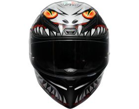 ΚΡΑΝΟΣ ΜΗΧΑΝΗΣ AGV - K1 S E2206 Lyzard mat black/grey/red - 
