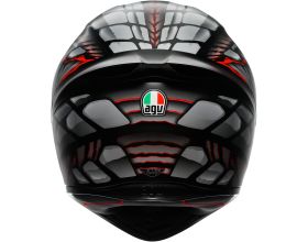 ΚΡΑΝΟΣ ΜΗΧΑΝΗΣ AGV - K1 S E2206 Lyzard mat black/grey/red - 