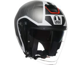 ΚΡΑΝΟΣ ΜΗΧΑΝΗΣ AGV - Irides 22.06 Trieste mat black/white/red ΚΡΑΝΟΣ ΜΗΧΑΝΗΣ AGV - Irides 22.06 Trieste mat black/white/red