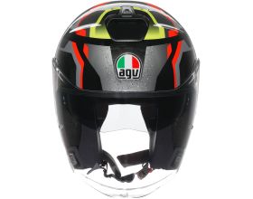 ΚΡΑΝΟΣ ΜΗΧΑΝΗΣ AGV - Irides 22.06 Zurigo black/red/yellow fluo -  ΚΡΑΝΟΣ ΜΗΧΑΝΗΣ AGV - Irides 22.06 Zurigo black/red/yellow fluo -