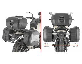 ΠΛΑΪΝΕΣ ΒΑΛΙΤΣΕΣ GIVI - Trekker Lite 35 Monokey® Σετ black/grey - 