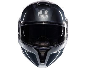 ΚΡΑΝΟΣ ΜΗΧΑΝΗΣ AGV - Streetmodular E2206 Levico grey/silver -  ΚΡΑΝΟΣ ΜΗΧΑΝΗΣ AGV - Streetmodular E2206 Levico grey/silver -
