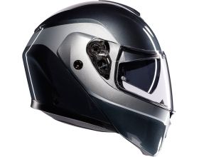 ΚΡΑΝΟΣ ΜΗΧΑΝΗΣ AGV - Streetmodular E2206 Levico grey/silver -  ΚΡΑΝΟΣ ΜΗΧΑΝΗΣ AGV - Streetmodular E2206 Levico grey/silver -