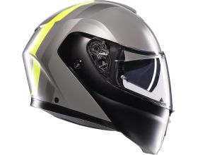 ΚΡΑΝΟΣ ΜΗΧΑΝΗΣ AGV - Streetmodular E2206 Resia mat grey/black/yellow fluo -  ΚΡΑΝΟΣ ΜΗΧΑΝΗΣ AGV - Streetmodular E2206 Resia mat grey/black/yellow fluo -