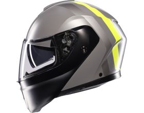 ΚΡΑΝΟΣ ΜΗΧΑΝΗΣ AGV - Streetmodular E2206 Resia mat grey/black/yellow fluo -  ΚΡΑΝΟΣ ΜΗΧΑΝΗΣ AGV - Streetmodular E2206 Resia mat grey/black/yellow fluo -
