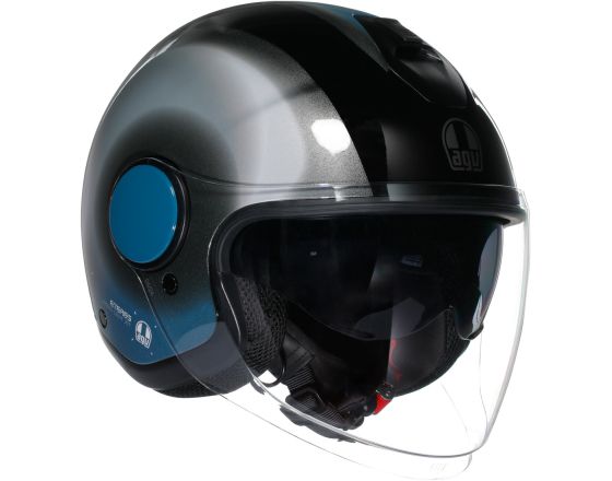 ΚΡΑΝΟΣ ΜΗΧΑΝΗΣ AGV - Eteres 22.06 Levanto black/silver/blue ΚΡΑΝΟΣ ΜΗΧΑΝΗΣ AGV - Eteres 22.06 Levanto black/silver/blue