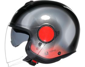 ΚΡΑΝΟΣ ΜΗΧΑΝΗΣ AGV - Eteres 22.06 Levanto black/silver/red -  ΚΡΑΝΟΣ ΜΗΧΑΝΗΣ AGV - Eteres 22.06 Levanto black/silver/red -