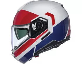 ΚΡΑΝΟΣ ΜΗΧΑΝΗΣ NOLAN - N90-3 06 Roboto N-Com® 345 white/blue/red ΚΡΑΝΟΣ ΜΗΧΑΝΗΣ NOLAN - N90-3 06 Roboto N-Com® 345 white/blue/red