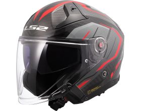 ΚΡΑΝΟΣ ΜΗΧΑΝΗΣ LS2 - Infinity II OF603 Carbon Urus black/grey/red - 