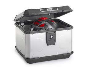 ΒΑΛΙΤΣΑ ΜΗΧΑΝΗΣ GIVI - ALP44A Alpina αλουμινίο ασημί Monolock® - 