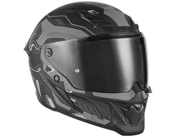 ΚΡΑΝΟΣ ΜΗΧΑΝΗΣ NOX - Goliath 22.06 Berserck black/grey mat + φιμέ ζελατίνα