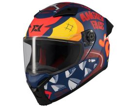 ΚΡΑΝΟΣ ΜΗΧΑΝΗΣ AXXIS - Fenix 22.06 Angry Face C5 blue/red mat ΚΡΑΝΟΣ ΜΗΧΑΝΗΣ AXXIS - Fenix 22.06 Angry Face C5 blue/red mat