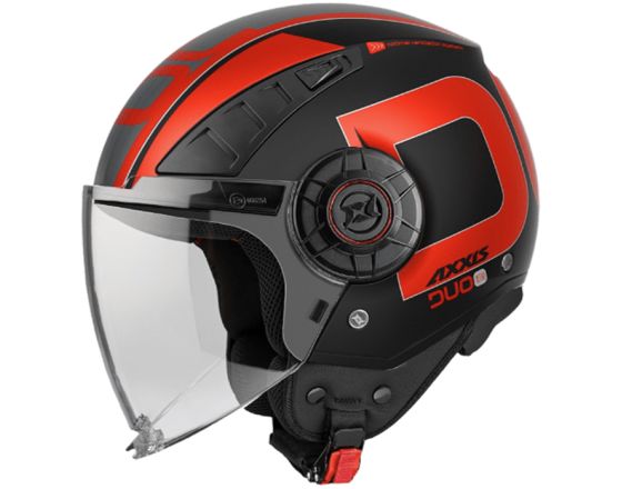 ΚΡΑΝΟΣ ΜΗΧΑΝΗΣ AXXIS - Metro S 22.06 Duo B15 mat black/red ΚΡΑΝΟΣ ΜΗΧΑΝΗΣ AXXIS - Metro S 22.06 Duo B15 mat black/red