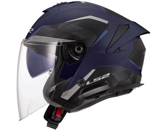 ΚΡΑΝΟΣ ΜΗΧΑΝΗΣ LS2 - Verso II OF618 Air mat navy blue