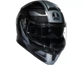 ΚΡΑΝΟΣ ΜΗΧΑΝΗΣ AGV - Streetmodular E2206 Ledro mat black/grey ΚΡΑΝΟΣ ΜΗΧΑΝΗΣ AGV - Streetmodular E2206 Ledro mat black/grey