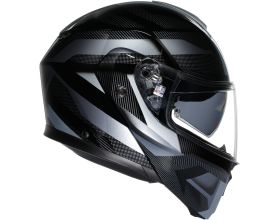 ΚΡΑΝΟΣ ΜΗΧΑΝΗΣ AGV - Streetmodular E2206 Ledro mat black/grey -  ΚΡΑΝΟΣ ΜΗΧΑΝΗΣ AGV - Streetmodular E2206 Ledro mat black/grey -