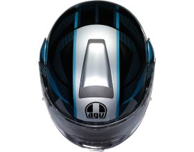 ΚΡΑΝΟΣ ΜΗΧΑΝΗΣ AGV - Streetmodular E2206 Ledro mat black/powder blue -  ΚΡΑΝΟΣ ΜΗΧΑΝΗΣ AGV - Streetmodular E2206 Ledro mat black/powder blue -