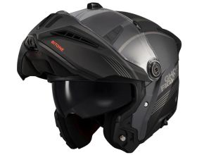 ΚΡΑΝΟΣ ΜΗΧΑΝΗΣ AXXIS - Ghostfighter Bitone C12 mat black/grey ΚΡΑΝΟΣ ΜΗΧΑΝΗΣ AXXIS - Ghostfighter Bitone C12 mat black/grey