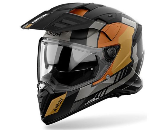 ΚΡΑΝΟΣ ΜΗΧΑΝΗΣ AIROH - Bandit E2206 Horn mat black/gold