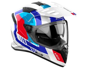 ΚΡΑΝΟΣ ΜΗΧΑΝΗΣ AIROH - Bandit E2206 Horn gloss white/blue - 