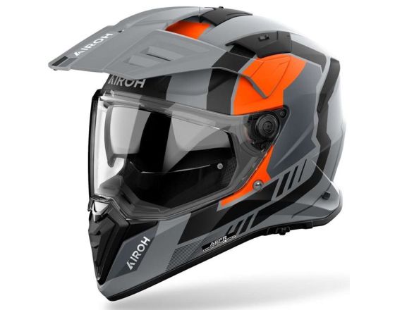 ΚΡΑΝΟΣ ΜΗΧΑΝΗΣ AIROH - Bandit E2206 Horn mat orange