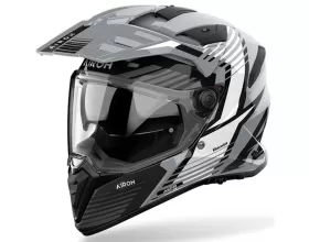 ΚΡΑΝΟΣ ΜΗΧΑΝΗΣ AIROH - Bandit E2206 Spicy gloss grey ΚΡΑΝΟΣ ΜΗΧΑΝΗΣ AIROH - Bandit E2206 Spicy gloss grey