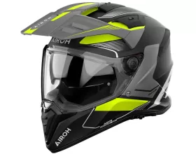 ΚΡΑΝΟΣ ΜΗΧΑΝΗΣ AIROH - Bandit E2206 Tune mat yellow ΚΡΑΝΟΣ ΜΗΧΑΝΗΣ AIROH - Bandit E2206 Tune mat yellow