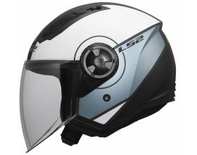 ΚΡΑΝΟΣ ΜΗΧΑΝΗΣ LS2 - OF616 Airflow II Cover mat grey/blue -  ΚΡΑΝΟΣ ΜΗΧΑΝΗΣ LS2 - OF616 Airflow II Cover mat grey/blue -