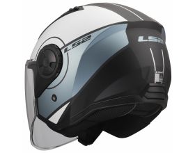 ΚΡΑΝΟΣ ΜΗΧΑΝΗΣ LS2 - OF616 Airflow II Cover mat grey/blue -  ΚΡΑΝΟΣ ΜΗΧΑΝΗΣ LS2 - OF616 Airflow II Cover mat grey/blue -