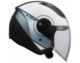 ΚΡΑΝΟΣ ΜΗΧΑΝΗΣ LS2 - OF616 Airflow II Cover mat grey/blue -  ΚΡΑΝΟΣ ΜΗΧΑΝΗΣ LS2 - OF616 Airflow II Cover mat grey/blue -