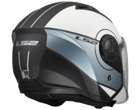 ΚΡΑΝΟΣ ΜΗΧΑΝΗΣ LS2 - OF616 Airflow II Cover mat grey/blue -  ΚΡΑΝΟΣ ΜΗΧΑΝΗΣ LS2 - OF616 Airflow II Cover mat grey/blue -