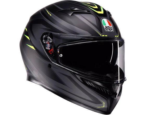 ΚΡΑΝΟΣ ΜΗΧΑΝΗΣ AGV - K3 E2206 MPLK Syth mat black/yellow ΚΡΑΝΟΣ ΜΗΧΑΝΗΣ AGV - K3 E2206 MPLK Syth mat black/yellow