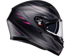 ΚΡΑΝΟΣ ΜΗΧΑΝΗΣ AGV - K3 E2206 MPLK Syth mat black/pink -  ΚΡΑΝΟΣ ΜΗΧΑΝΗΣ AGV - K3 E2206 MPLK Syth mat black/pink -