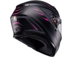ΚΡΑΝΟΣ ΜΗΧΑΝΗΣ AGV - K3 E2206 MPLK Syth mat black/pink -  ΚΡΑΝΟΣ ΜΗΧΑΝΗΣ AGV - K3 E2206 MPLK Syth mat black/pink -